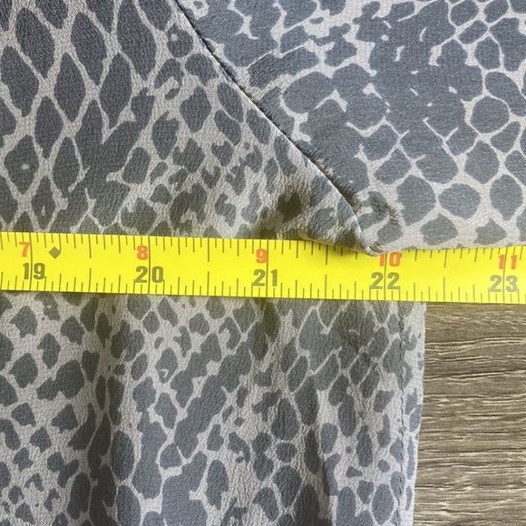 Womens Small Gold Hawk Silk Snakeskin Shirt Dress - Picture 4 of 10